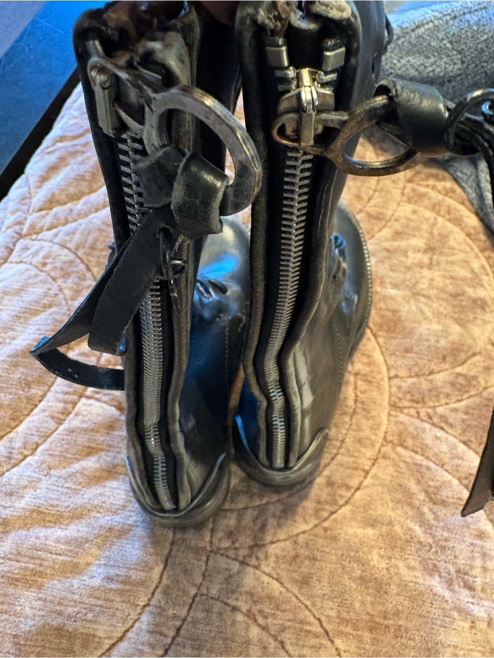 As98 Lace-Up Leather Mid-Calf Boots for Women - Picture 2 of 5